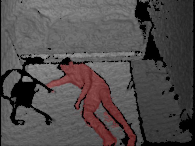 Sturzvisualisierung eines cogvisAI Sensors